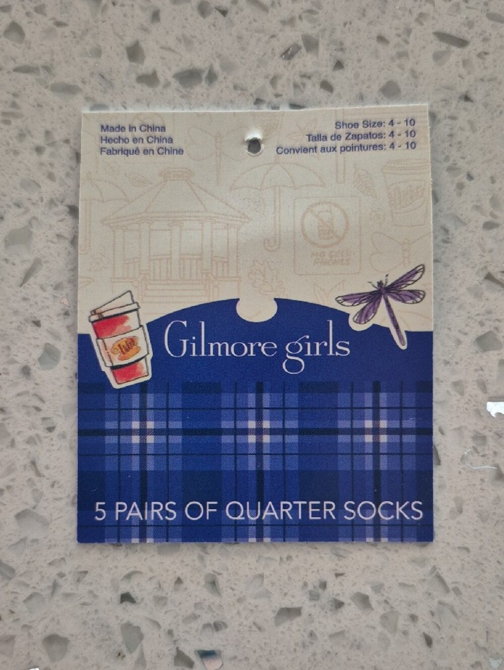 Gilmore Girls 5pk Socks - Picture 10 of 10